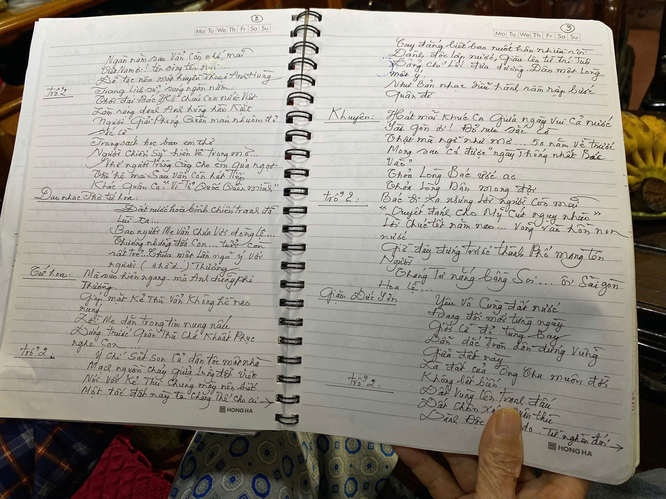 Ảnh 2_ Một trong những sáng tác mà NSƯT Trần Quốc Minh tâm đắc