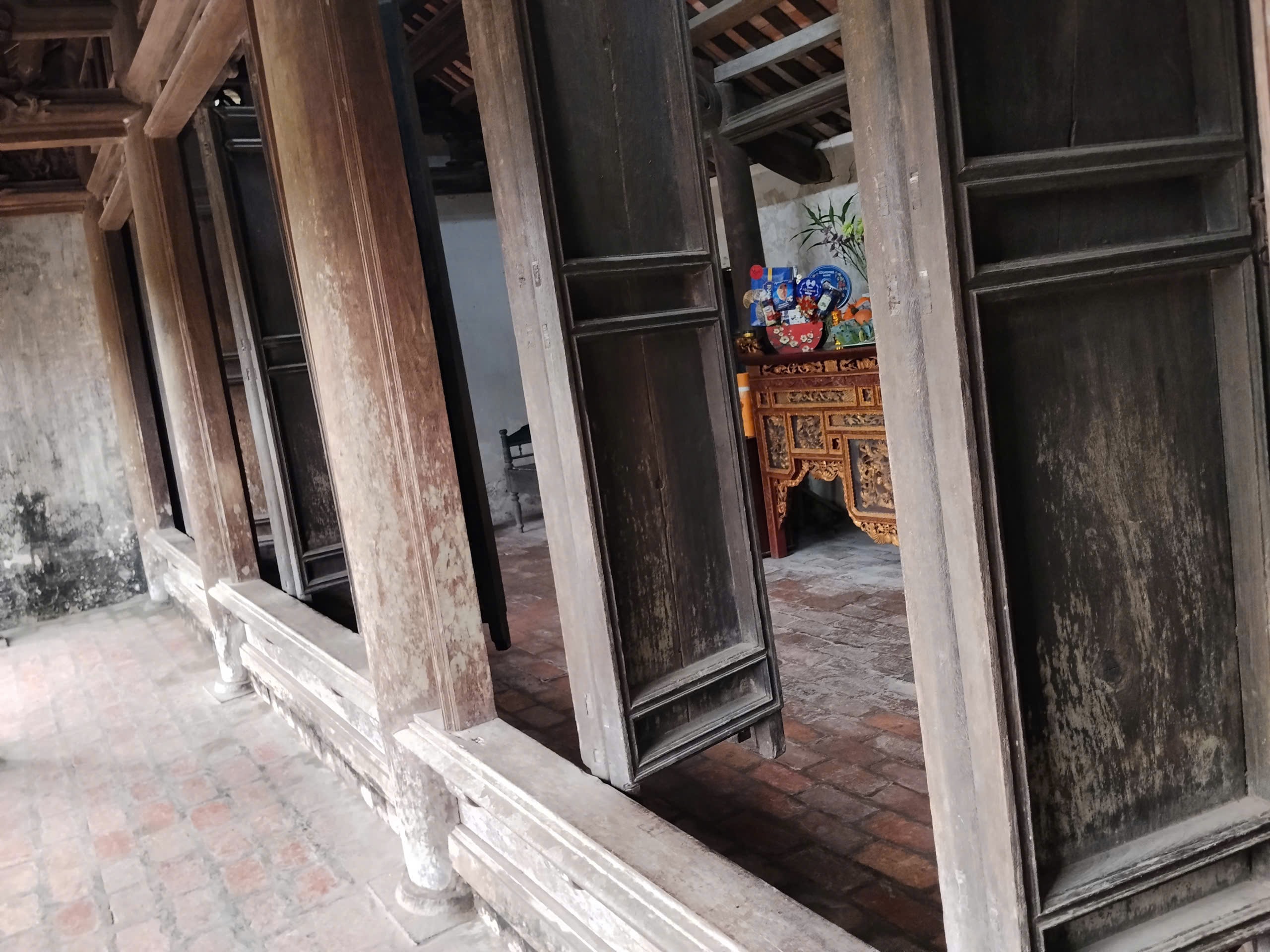 3. Kết cấu ba gian của ngôi nhà