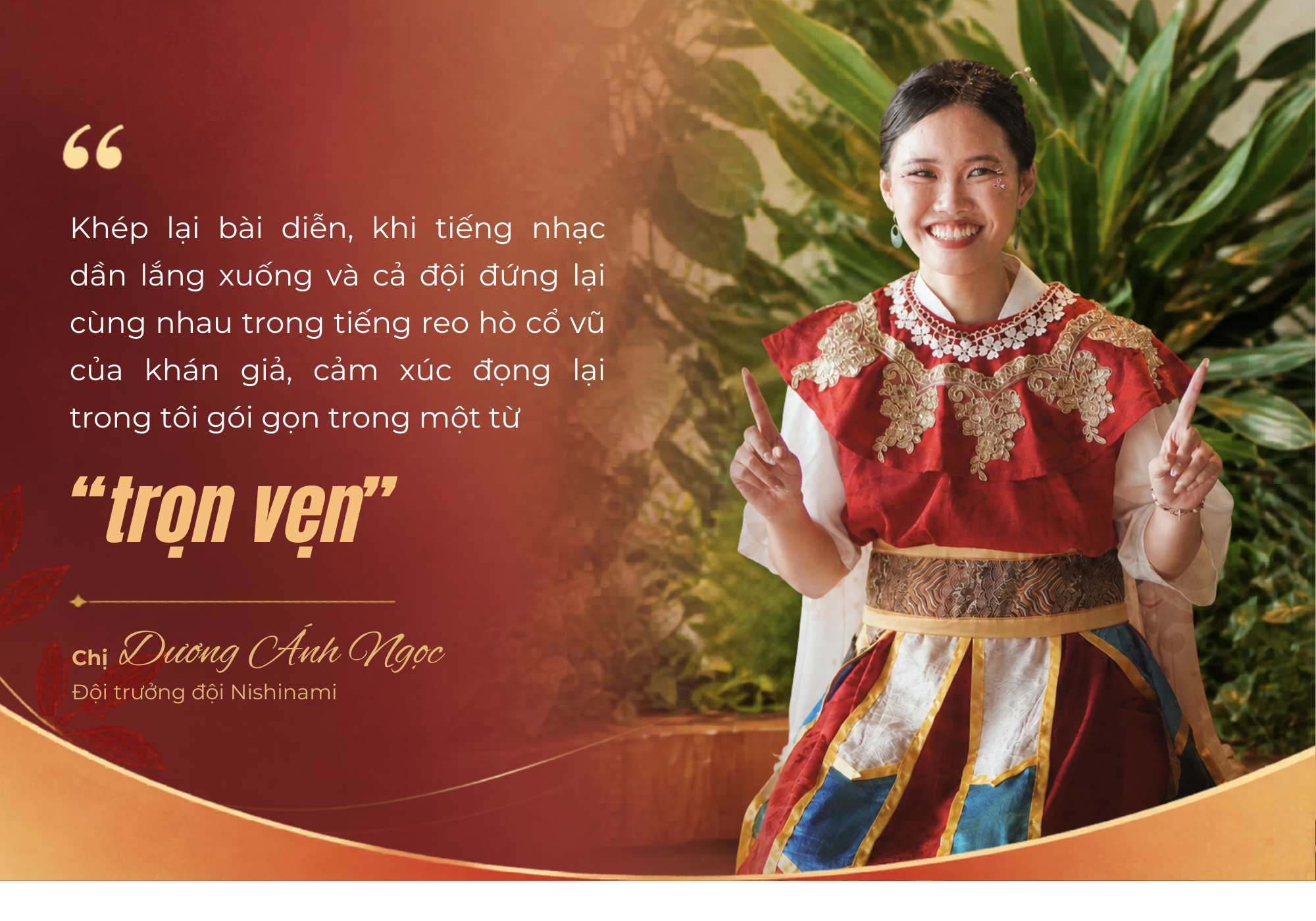 dương ánh ngọc và niềm đam mê yosakoi