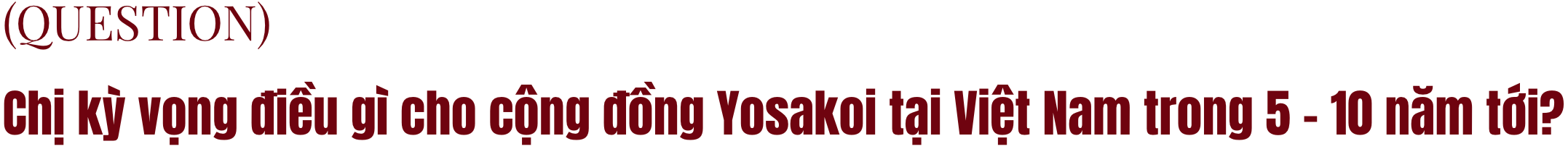 kỳ vọng yosakoi Việt