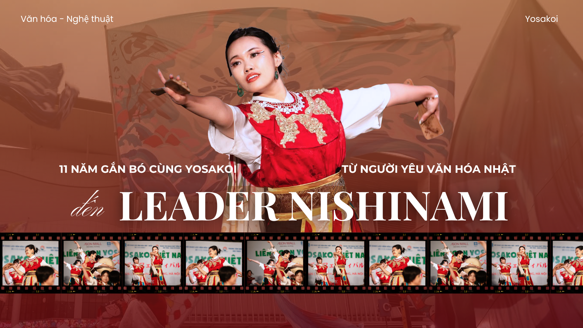 người dẫn dắt nishinami yosakoi dương ánh ngọc