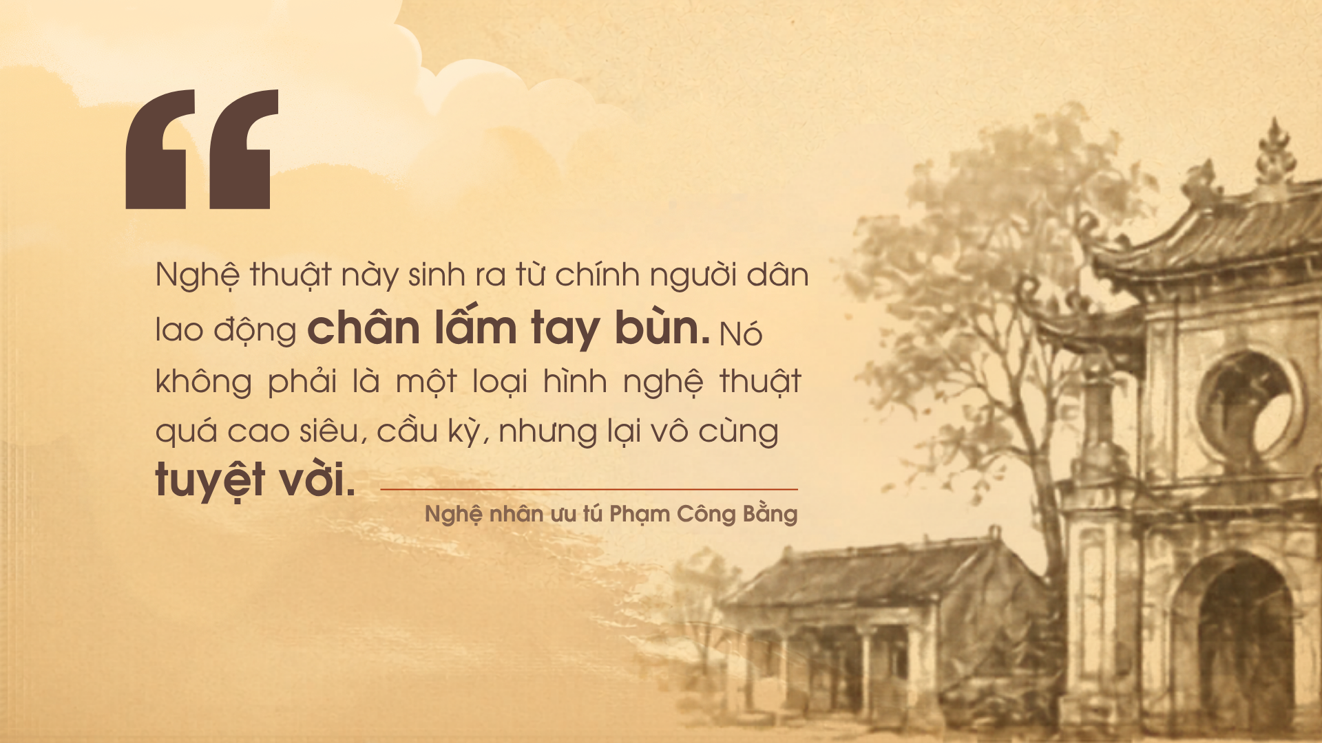 NNƯT Phạm Công Bằng gắn bó với rối cạn Tế Tiêu