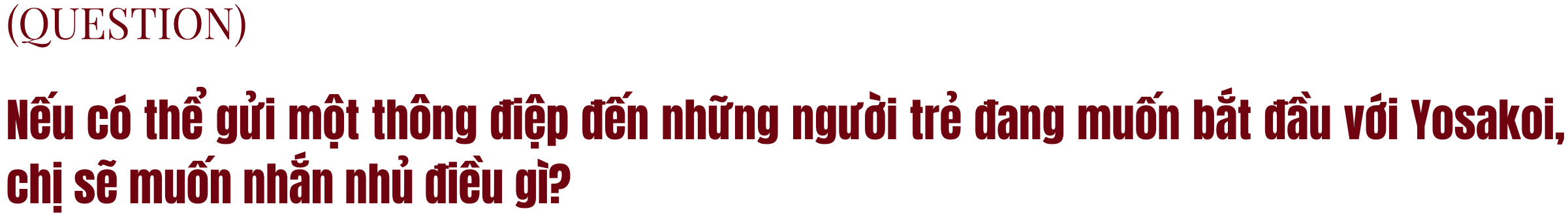 thông điệp yosakoi