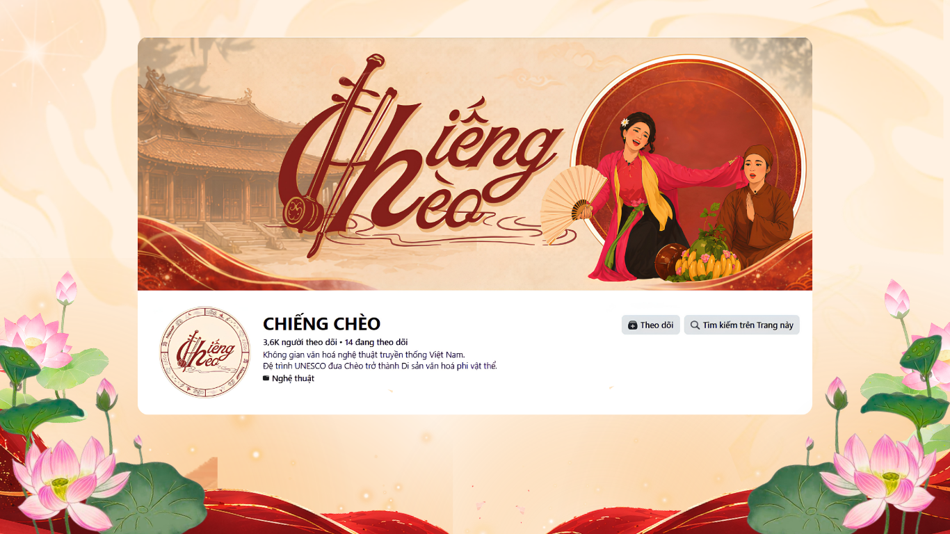Trang Facebook của sự kiện với 3.600 lượt theo dõi (Ảnh: BTC)