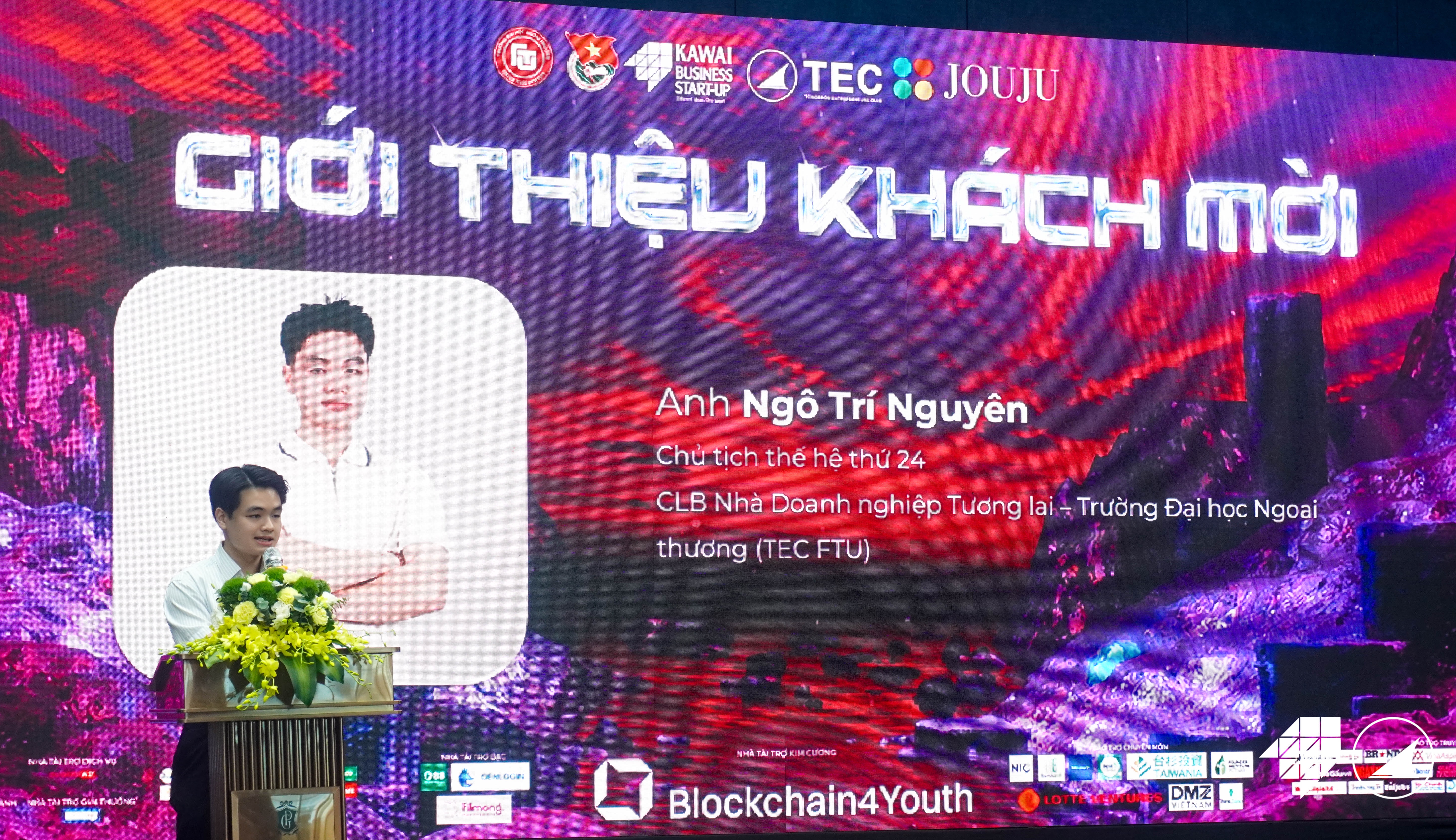 5. Anh Ngô Trí Nguyên - Chủ tịch Câu lạc bộ TEC FTU phát biểu tại sự kiện