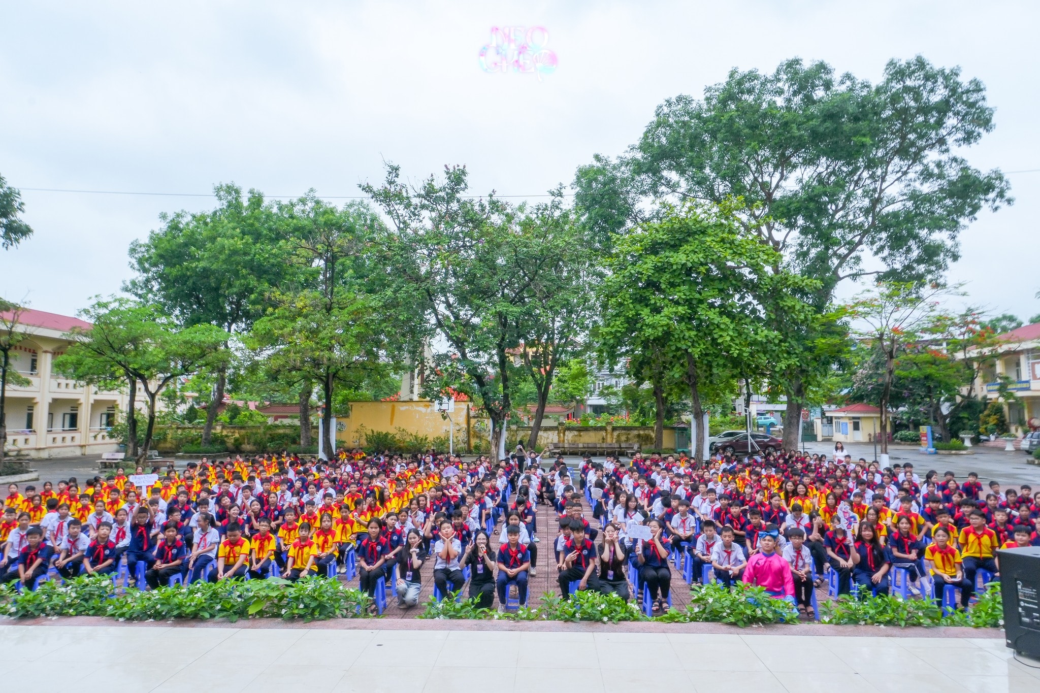 Toàn cảnh hoạt động tại trường THCS Mê Linh