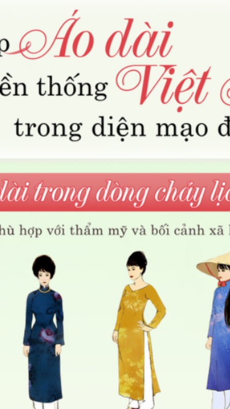 Nét đẹp Áo dài truyền thống Việt Nam trong diện mạo đương đại
