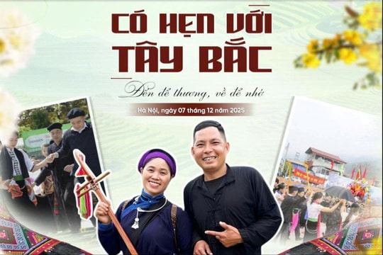 Hà Nội: Tái hiện không gian chợ phiên vùng cao và giao lưu cùng anh Hà - chị Thông tại sự kiện "Có hẹn với Tây Bắc"