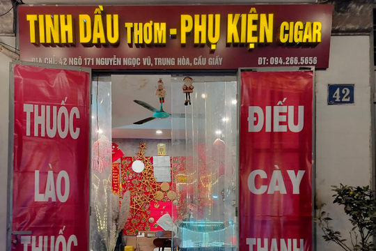 "Vòng xoáy âm thầm" của thuốc lá điện tử bất hợp pháp trong lòng đô thị