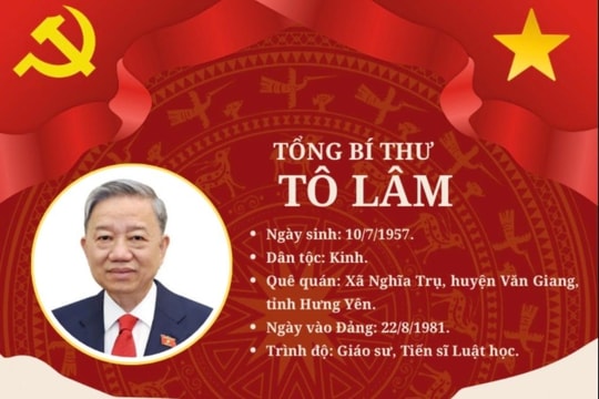 Tóm tắt tiểu sử Tổng Bí thư Tô Lâm