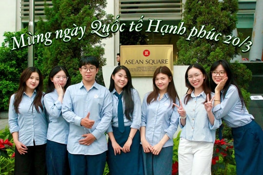 Đón Ngày Quốc tế Hạnh phúc tại Học viện Ngoại giao