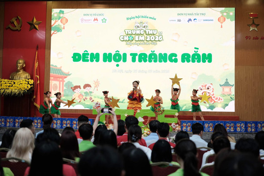 Mục tiêu 1.500 đơn vị máu tại “Trung thu cho em 2026”