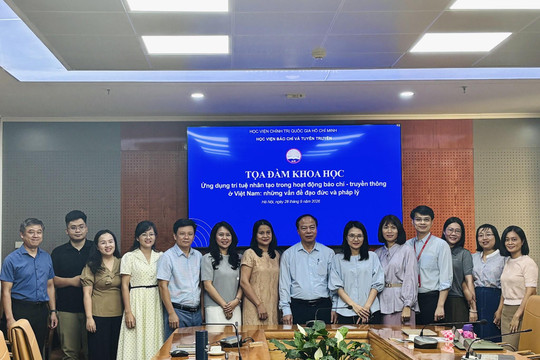 Giữ vững bản lĩnh nghề nghiệp trước tác động của AI trong báo chí - truyền thông