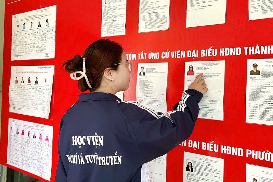 Ký túc xá Học viện Báo chí và Tuyên truyền tích cực trong công tác chuẩn bị hoạt động bầu cử đại biểu Quốc hội khóa XVI và đại biểu Hội đồng nhân dân các cấp nhiệm kỳ 2026 - 2031