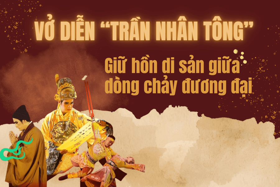 Vở diễn "Trần Nhân Tông" giữ hồn di sản giữa dòng chảy đương đại